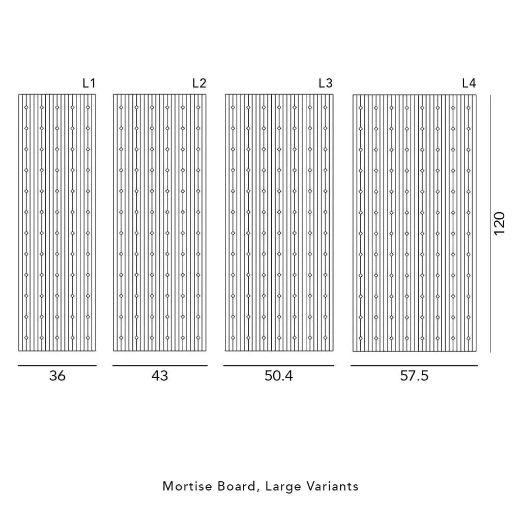Mortise Board and Tenon accessories Lozi Bespoke Plywood Furniture