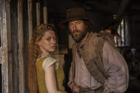 Although Meredith (Dean Lennox Kelly) is drunk most of the time, he shouldn’t be underestimated and has big plans for the future as his affection for Verity grows.