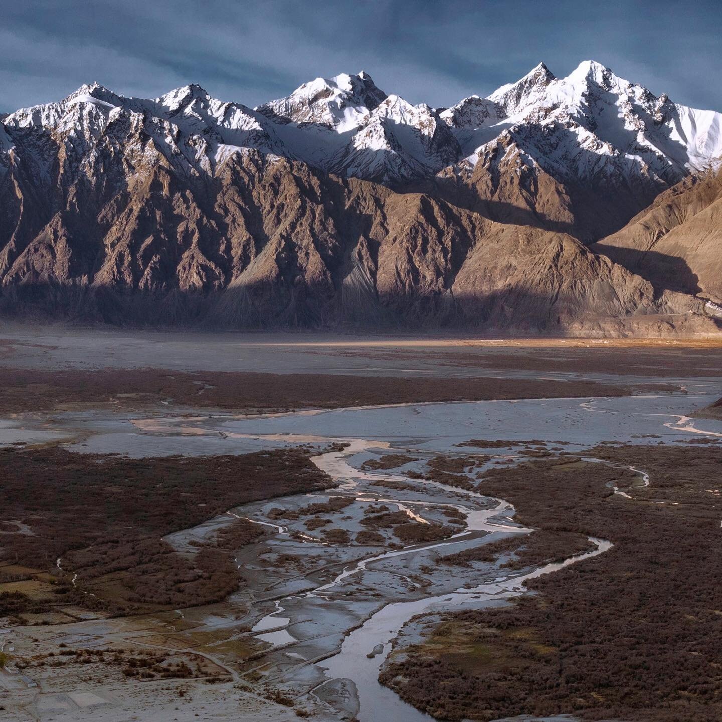Karakoram - where India, Pakistan, and China meet these peaks tear out of the river beds in a stunning geologic display not quite like any else on earth. Truly one of the most fearsome and awe-inspiring landscapes I&rsquo;ve had the fortune of leavin