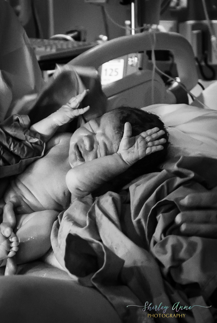 baby just born in hospital in boston