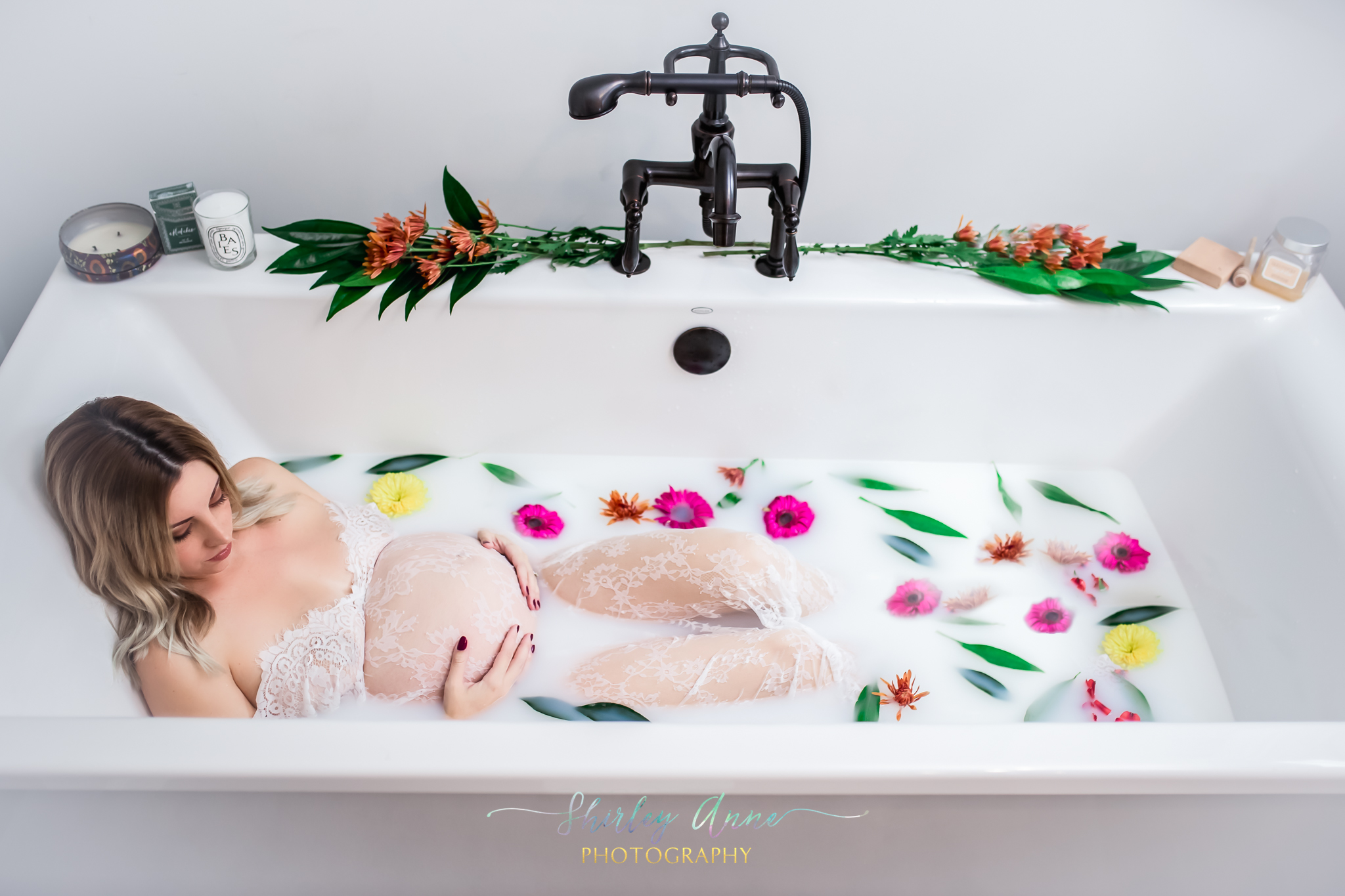 milk bath session ma flowers maternity back bay