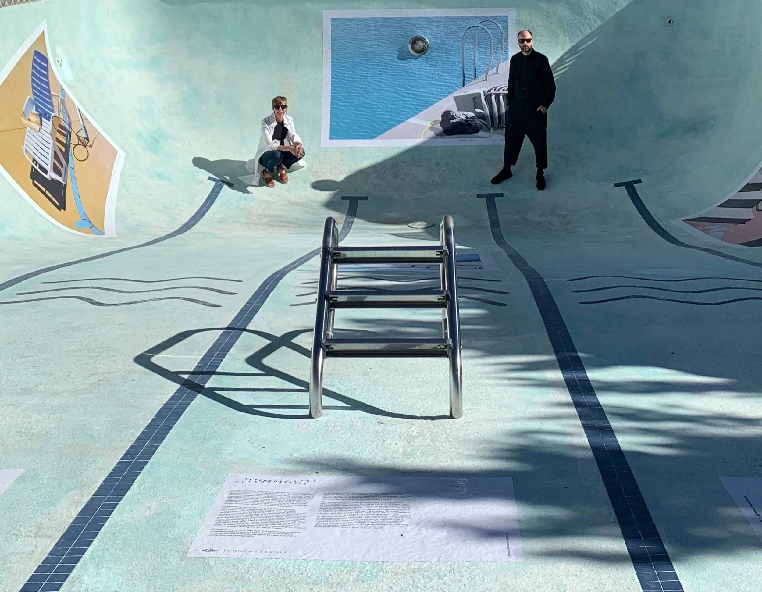 ALTEREDSTATES/ALTEREDSCAPES, collaboration with Jim Eyre, El Rey Court, Santa Fe NM 2019