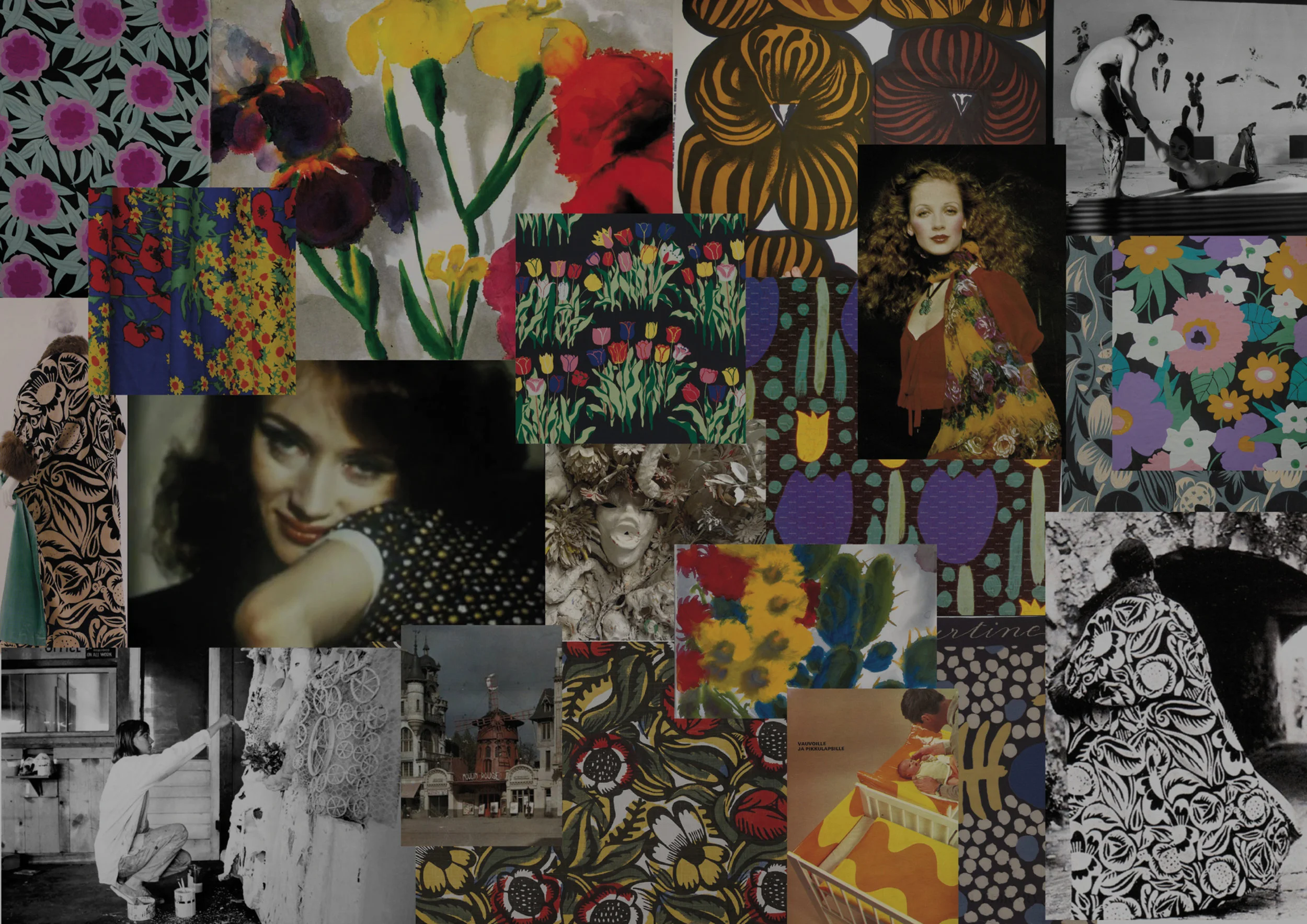 Moodboard for the House of Play and Rain, 2017.