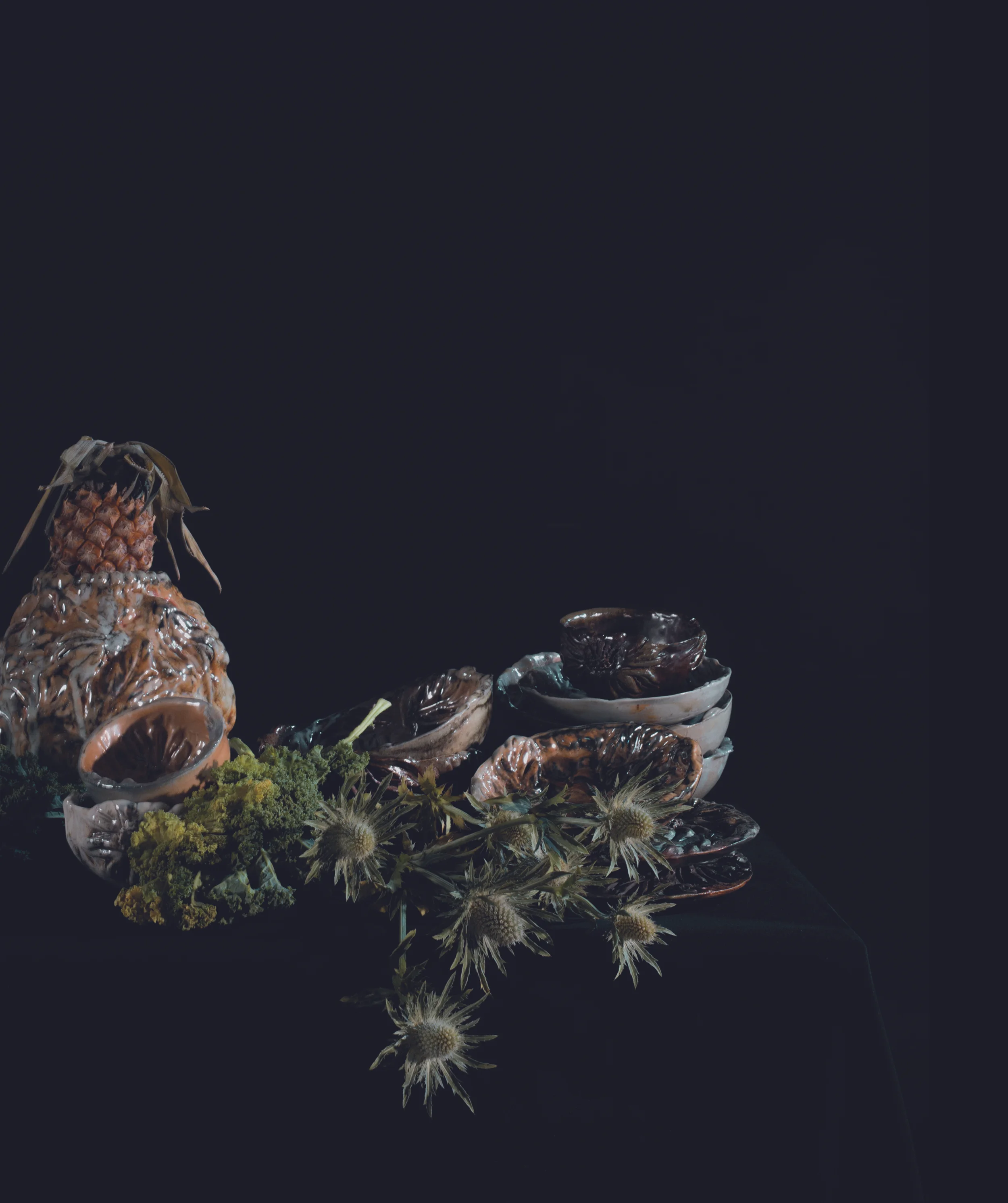 Wood–fired Antika vase and various ceramics (2017-2018)