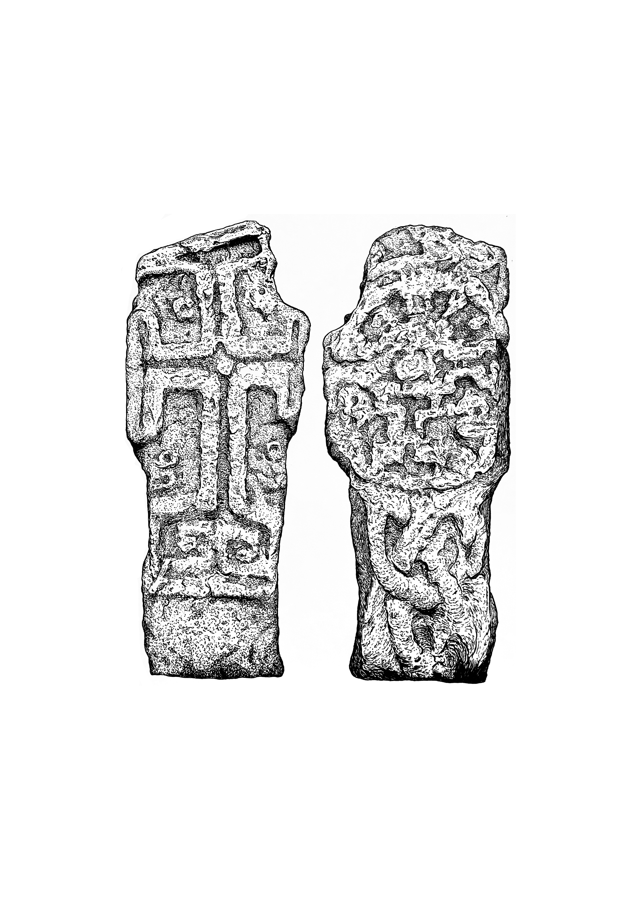 McDara's Island Cross Slab - John Flynn