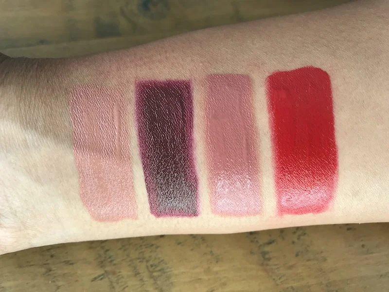 Huda Beauty Demi Matte Liquid Lipsticks swatches.jpg
