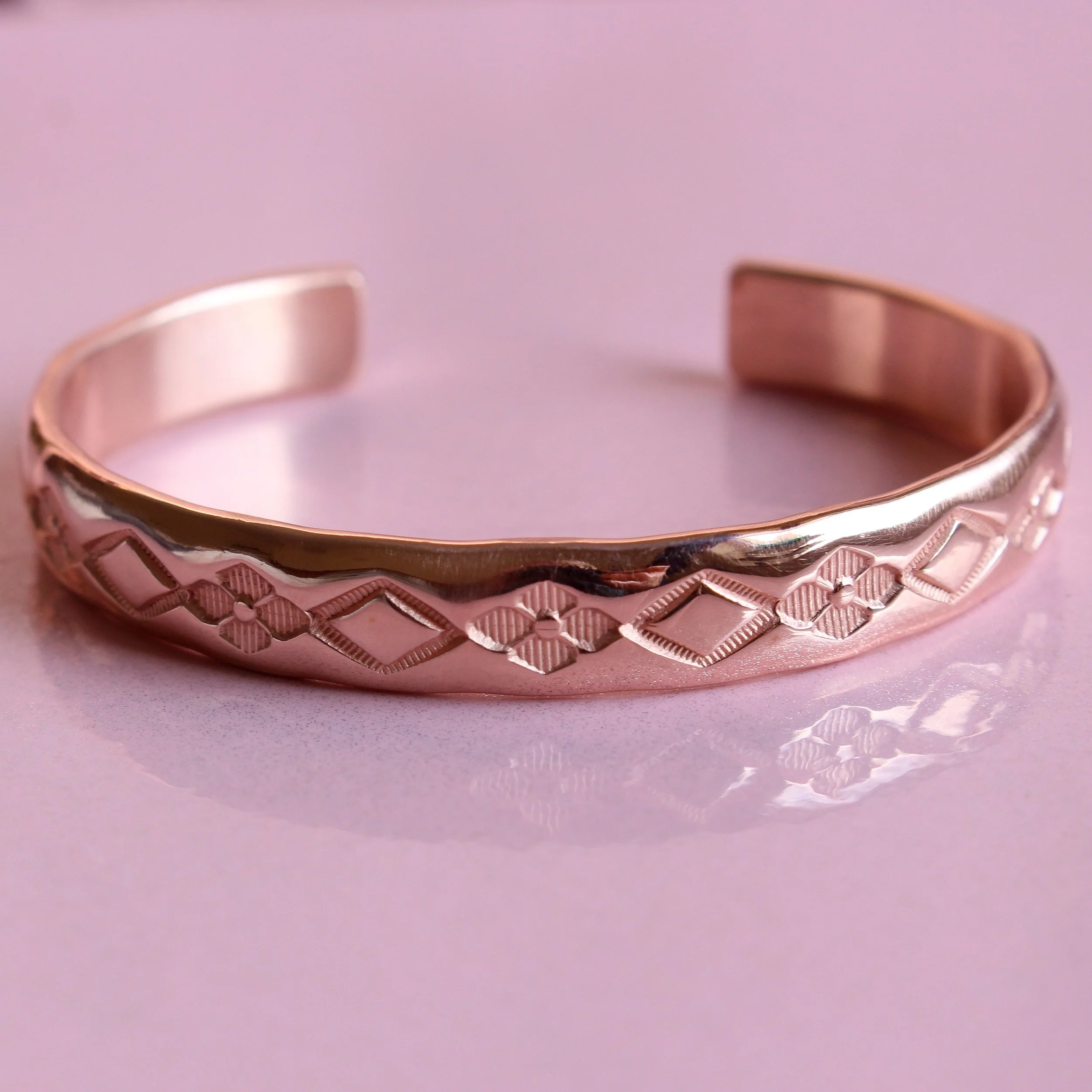Chunky copper cuff 6 5.5”