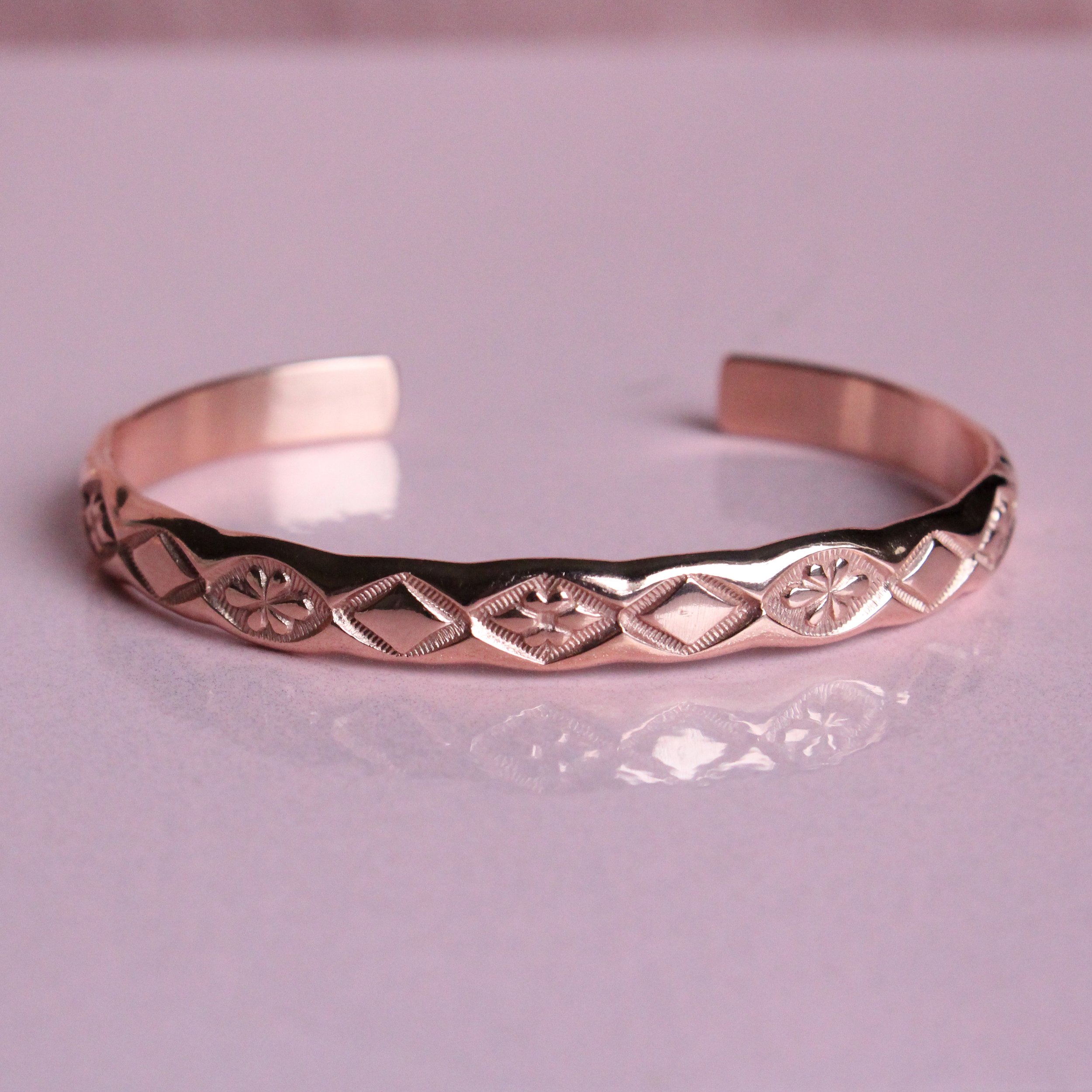 Copper stacking cuff *made to order*