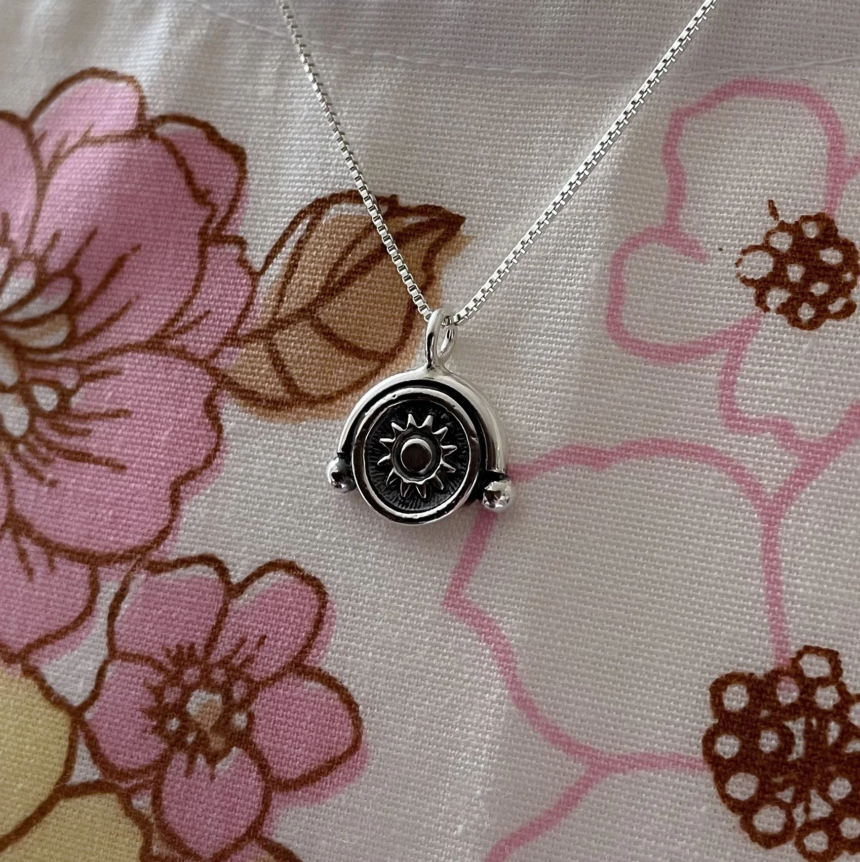 Sol coin pendant (ready to ship)