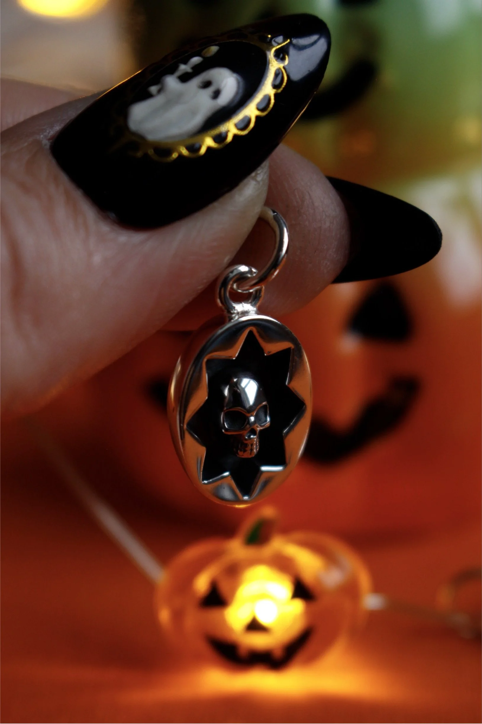 Skeleton shadow box charm *ready to ship*