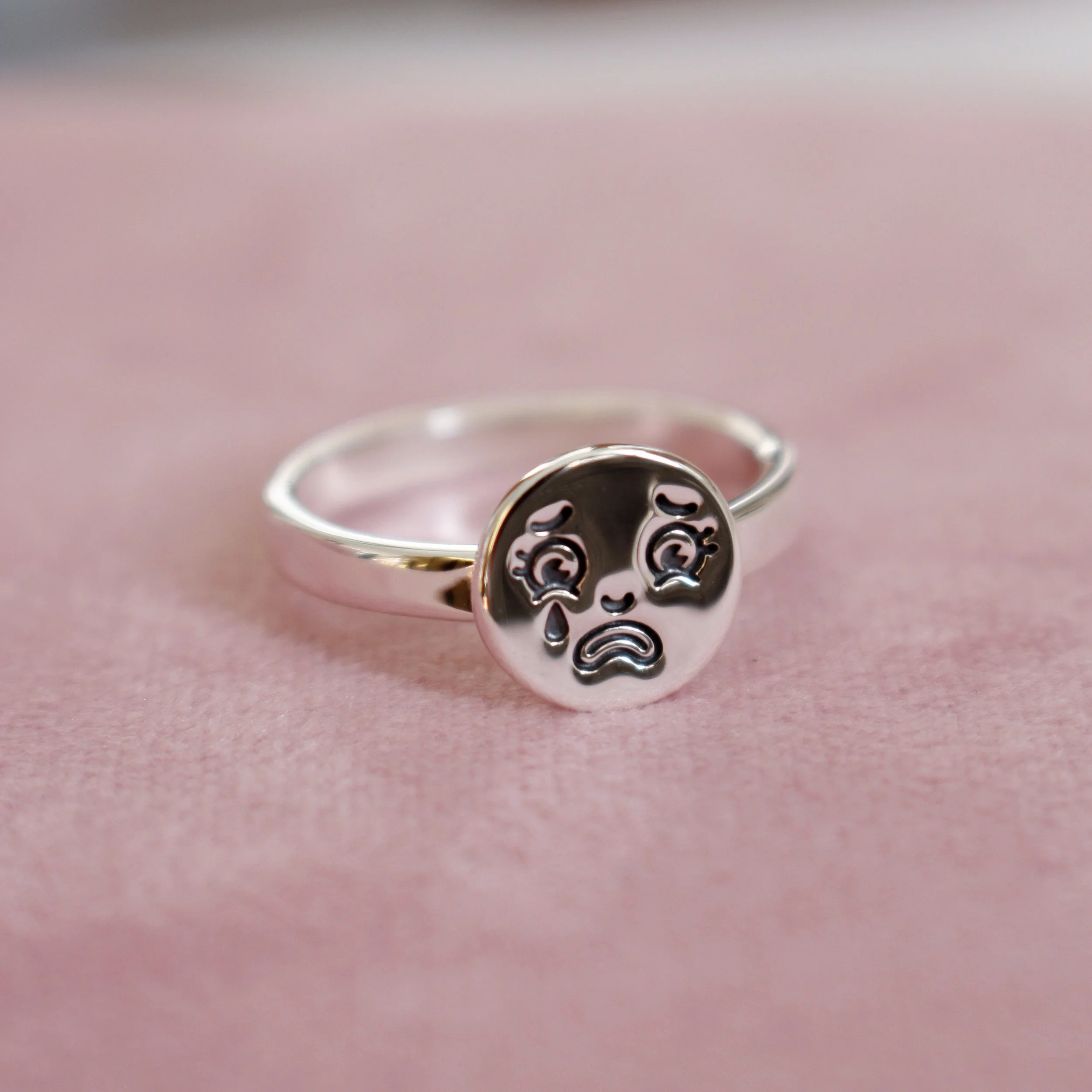 Gloom heart ring for Liz