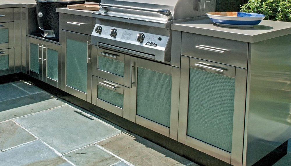 Outdoor Kitchen Options In Philadelphia, Stainless Steel Outdoor Kitchen Cabinets Used