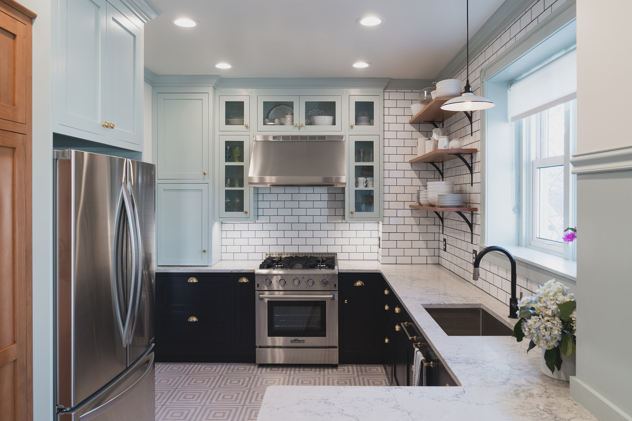 How To Light A Kitchen Airy Kitchens, Recessed Light Placement Over Kitchen Sink