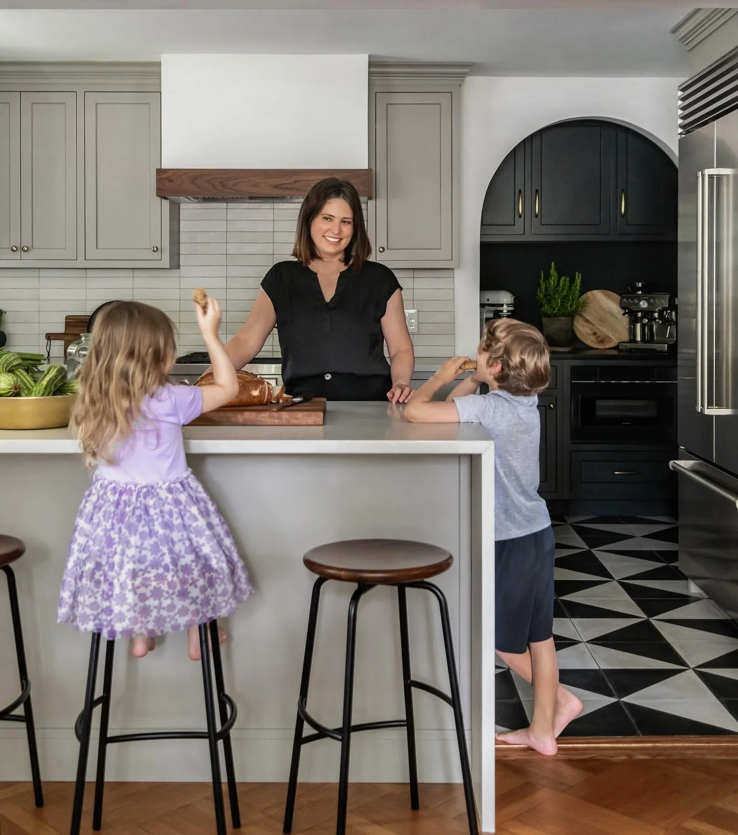I remember visiting my grandmothers house in Long Island, NY. It was full of wallpaper, antiques, pretty glass bottles, and a canopy bed. As a child, it was a magical place of wonder. That house will always hold a special space in my memory. 

As a d