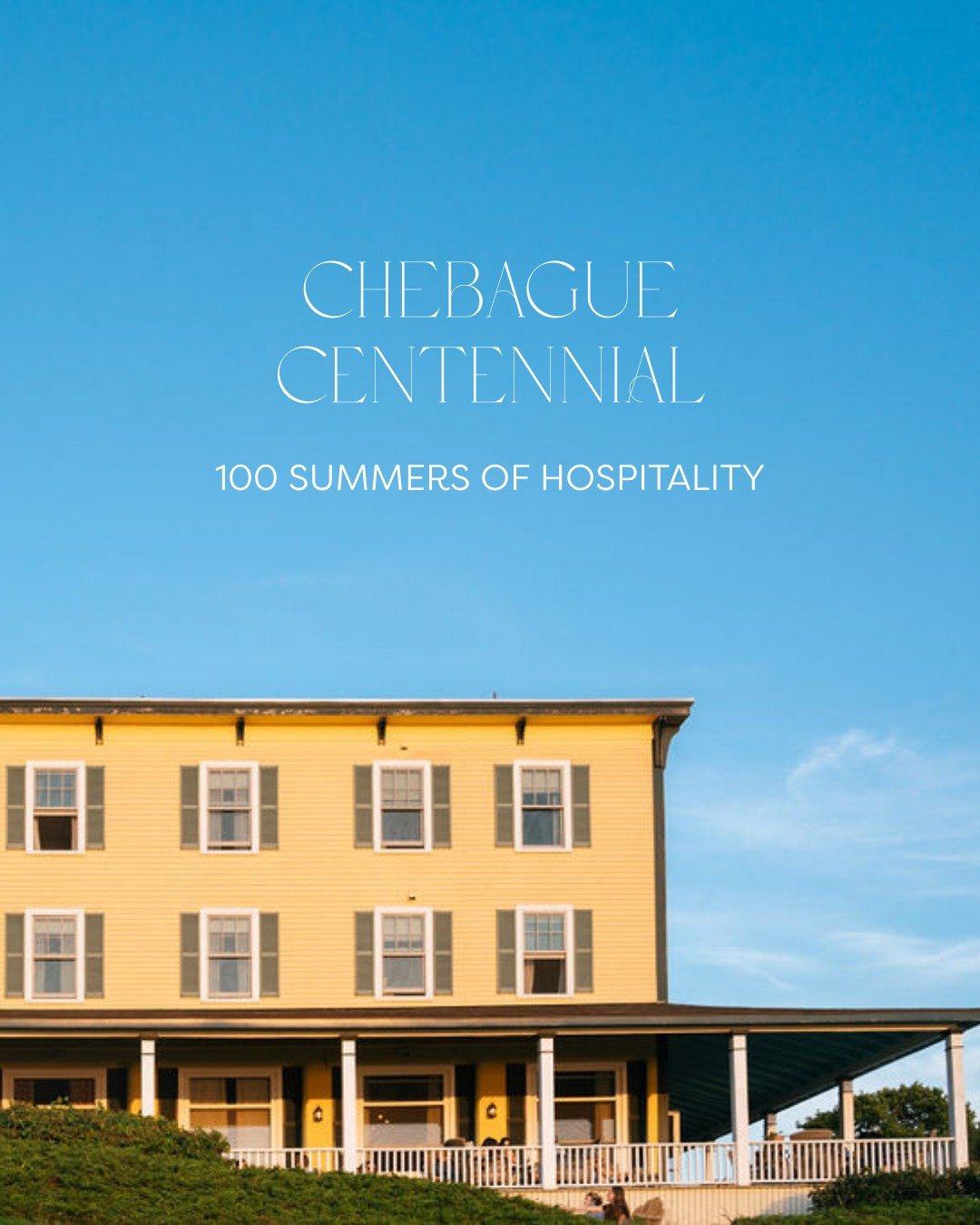 ✨ Chebeague Centennial: 100 Summers of Hospitality ✨

As we celebrate a century of Chebeague Island Inn, we are filled with gratitude. Thank you for 100 years of support, memories, and community.

To the Islanders who have welcomed guests with open a