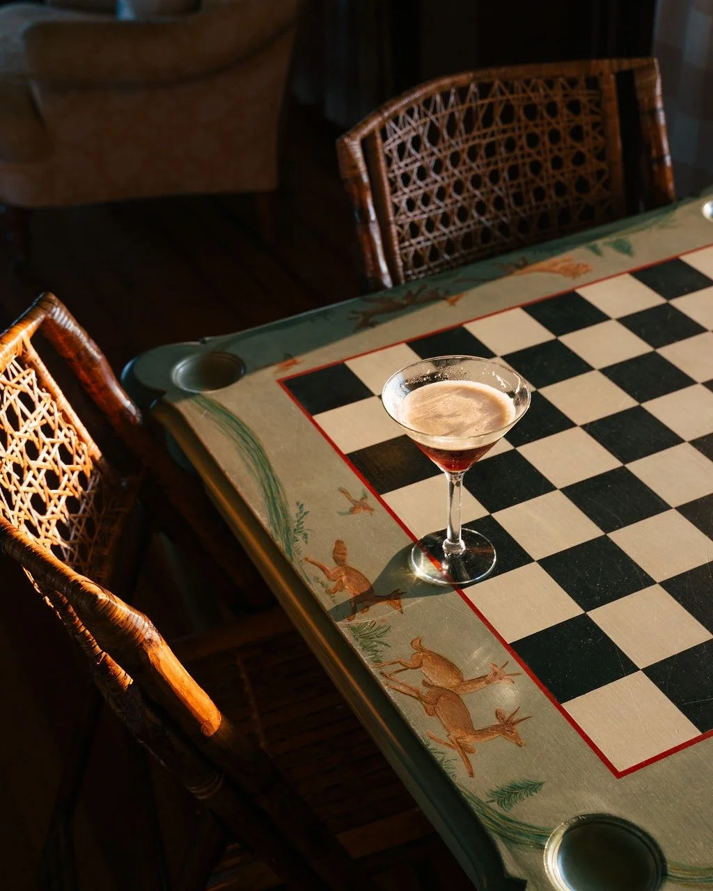 Checkmate, eventually. Until then, Bard Coffee espresso martinis.