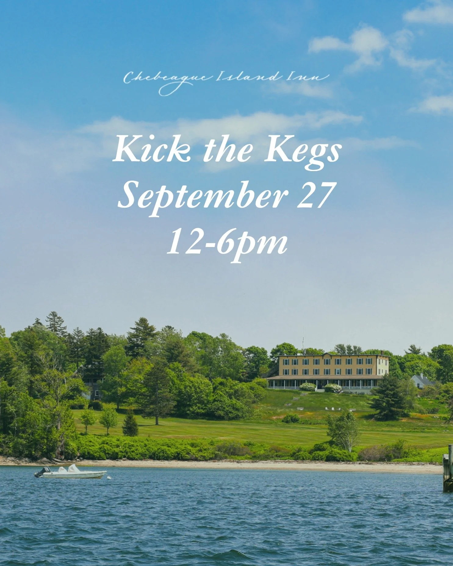 🍻Come on over for Kick the Kegs this Sunday 9/27 from 12&ndash;6pm! Bring a friend, pull up a chair, and enjoy a laid-back afternoon of drinks and good company.

Before we close up for the season, let&rsquo;s gather for one more toast to summer on t