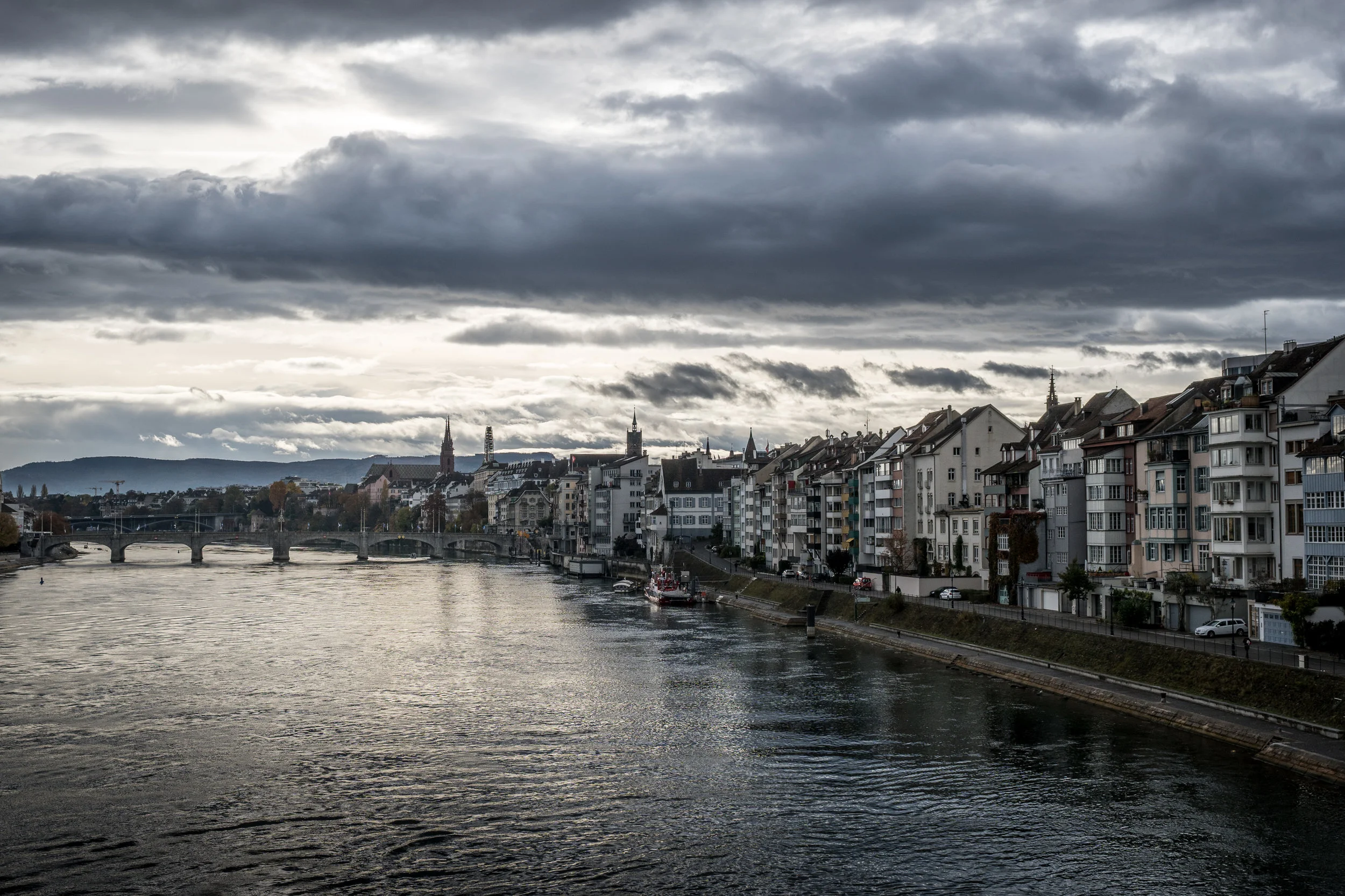 The skyline of Basle (Grossbasel) - Fotography by Matthias Walter