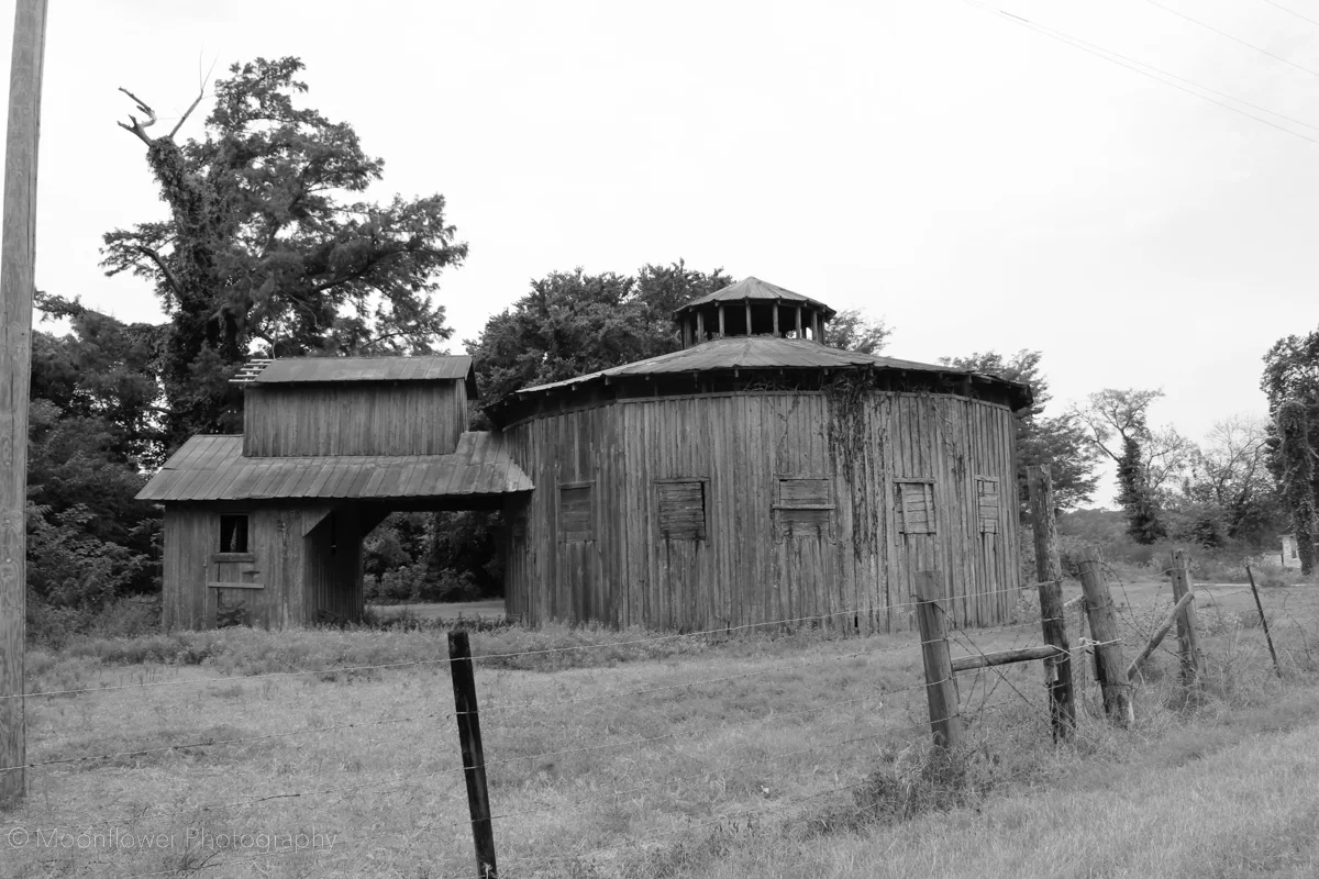"Plantation Seed House B&W"