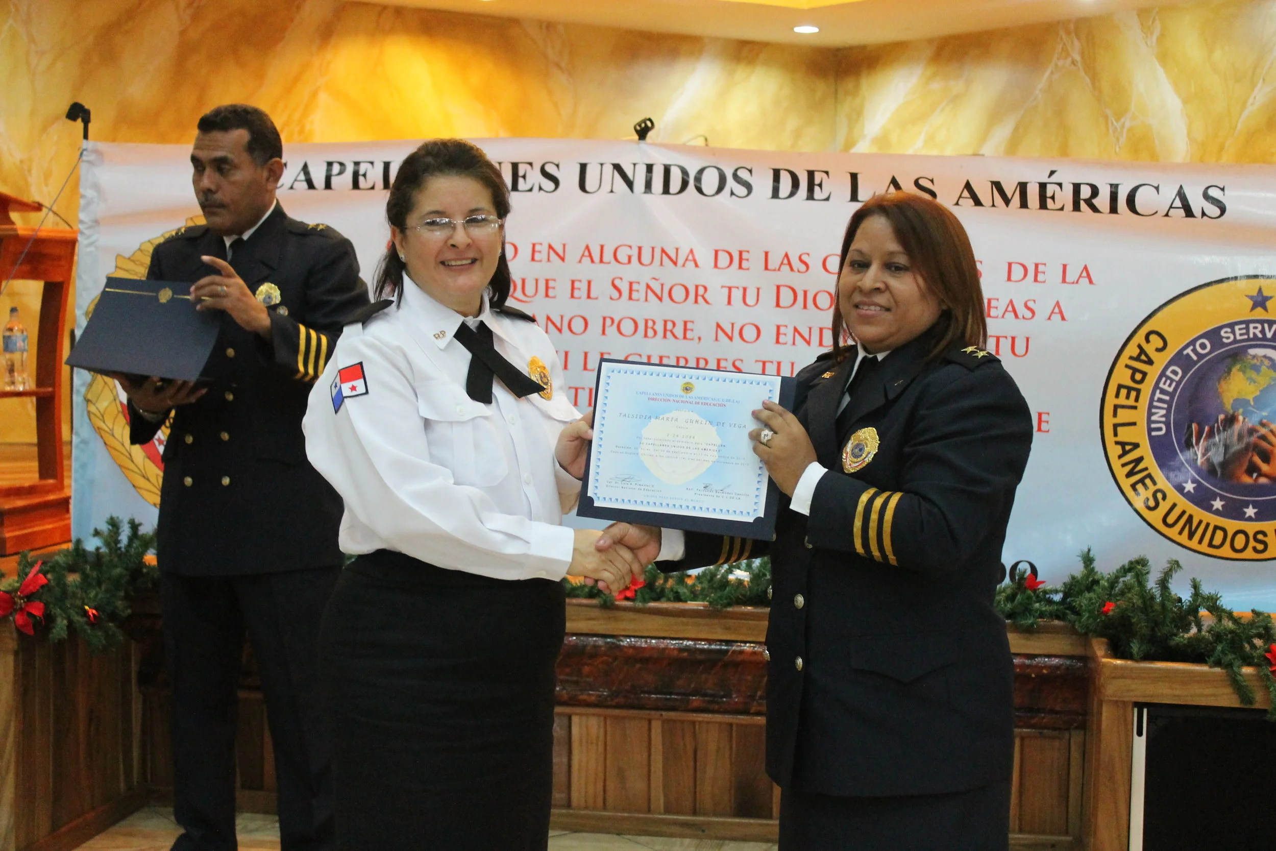 Officially Chaplain.