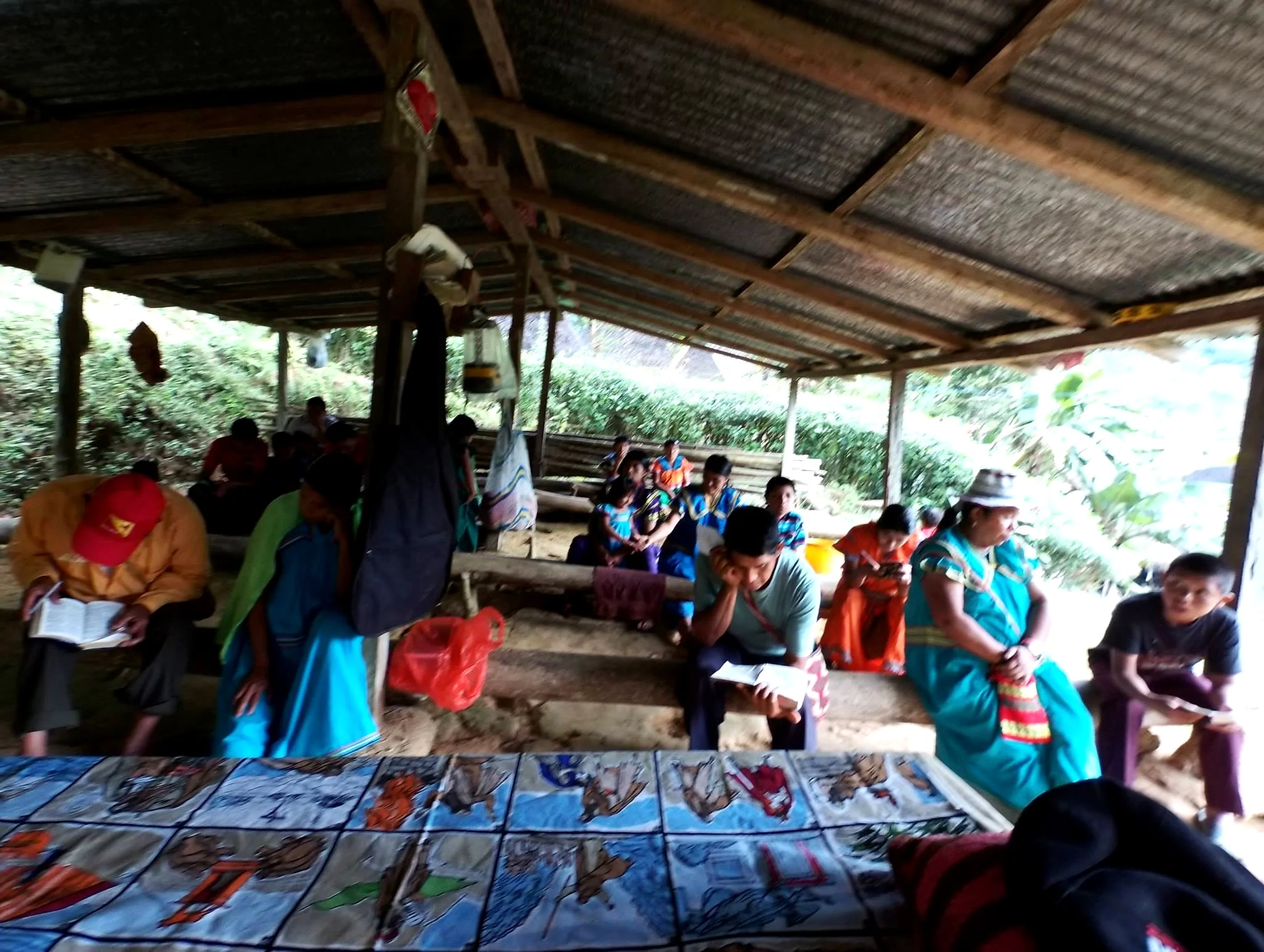 Very remote area where Telling Stories is been used in order to teach. 