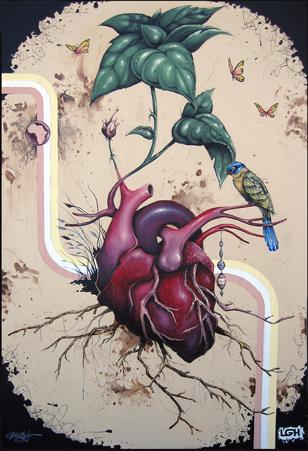 Mural painted for LGHtv. 6ft x 4ft