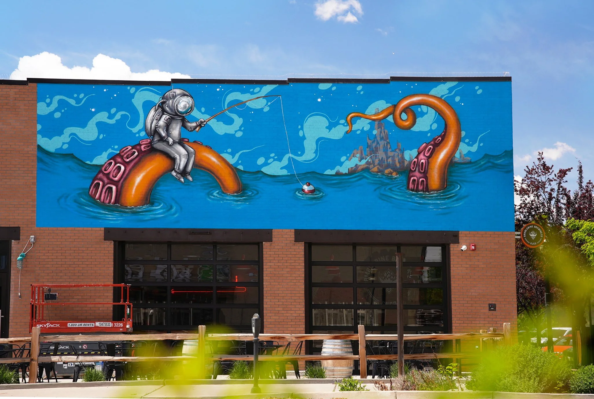 Ramblebine Brewery mural
