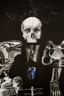 Susan Aldworth, Reassembling the Self 1, 2012, lithograph, 84 x 55cm, edition of 15