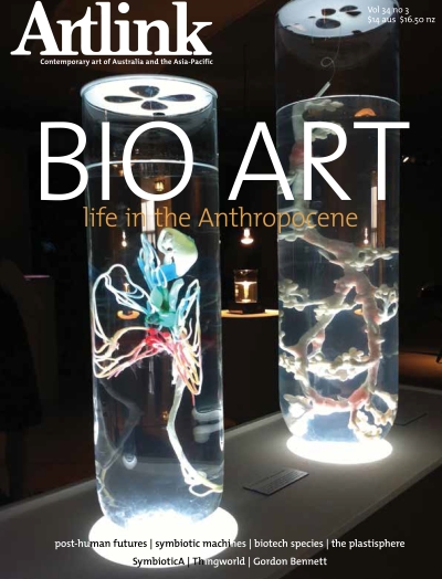 Bio Art: Life in the Anthropocene, Artlink Volume 34 #4, September 201