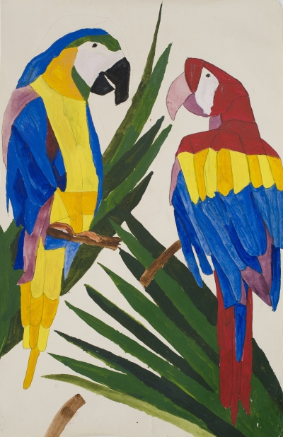 Kevin Mitchinson, Two Voices, 2012, acrylic on paper