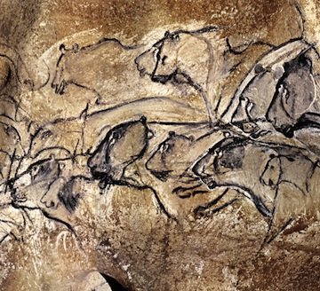 Aurignacian Man, Panel of the Lions (c.30,000 BC), Chauvet Cave, Vallon-Pont-d’Arc, Ardèche, France