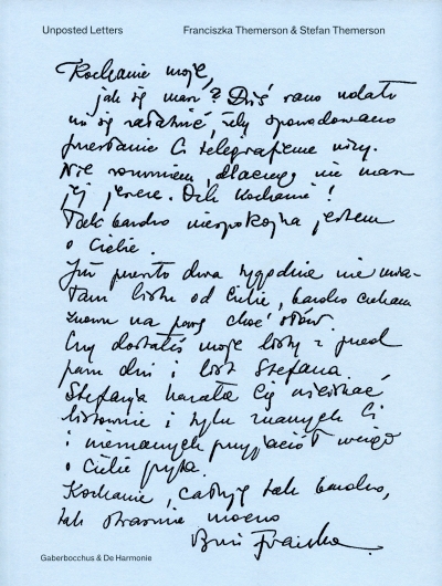 Franciszka and Stefan Themerson, Unposted Letters | Book Launch, 20th October 2013