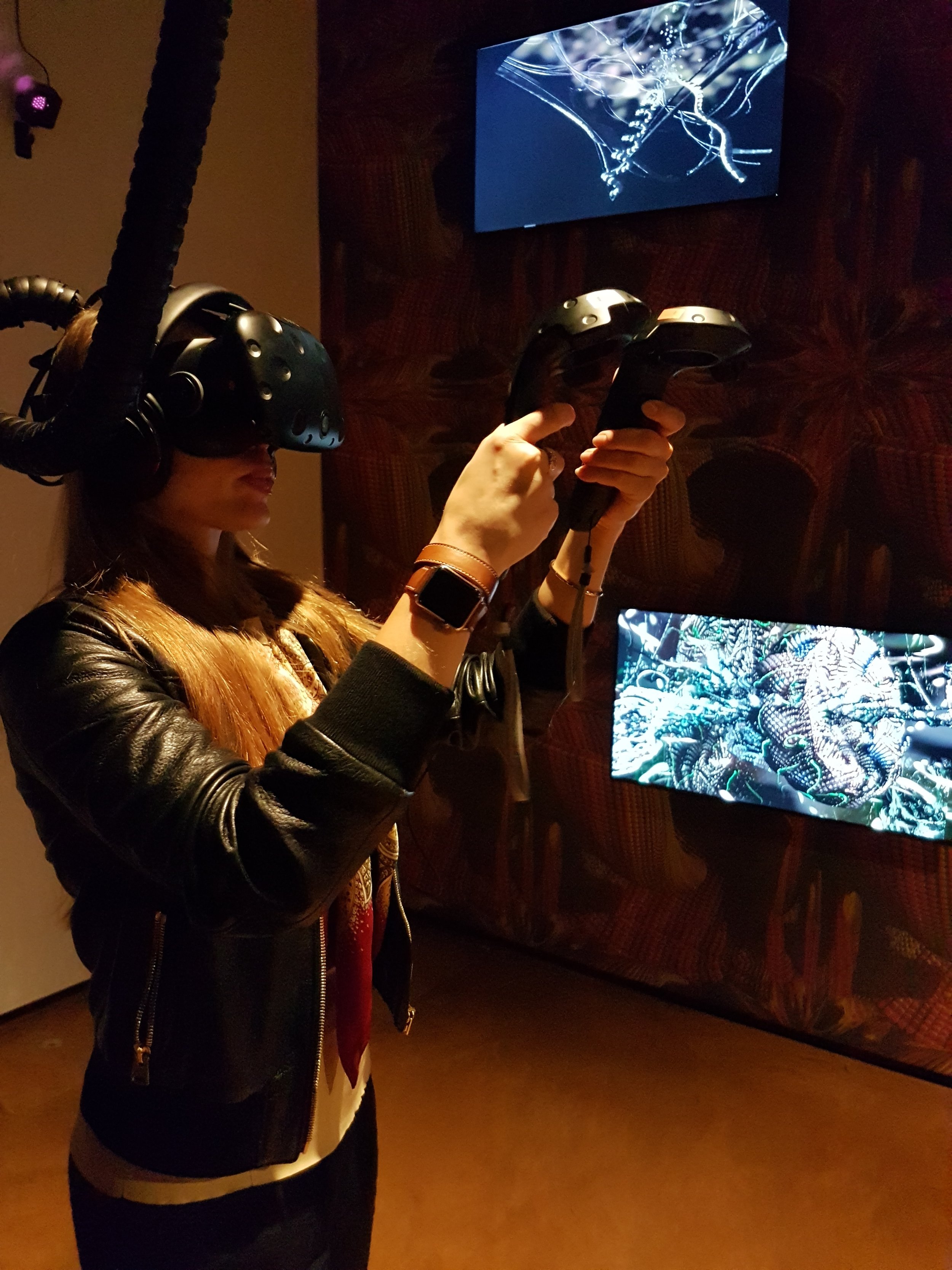 Installation Shot of Mutator VR at The Hybris Exhibition in Venice 2017