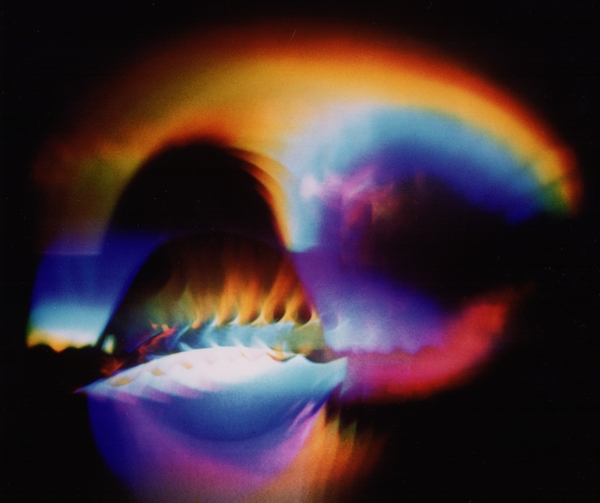 Dominic Boreham, A Planet for Kandinsky (Der Blaue Reiter), 1974, refracted optical light projection.jpg
