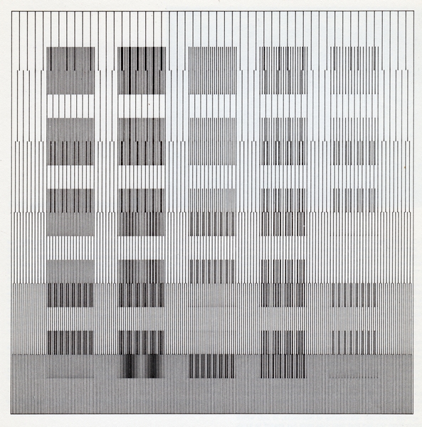 Dominic Boreham, Indeterminacy Grid IG74, 1979 computer-assisted drawin, ink on pape, 39.8 x 39.jpg