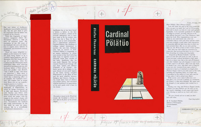 Cardinal Polatuo cover design, Gaberbocchus 1961
