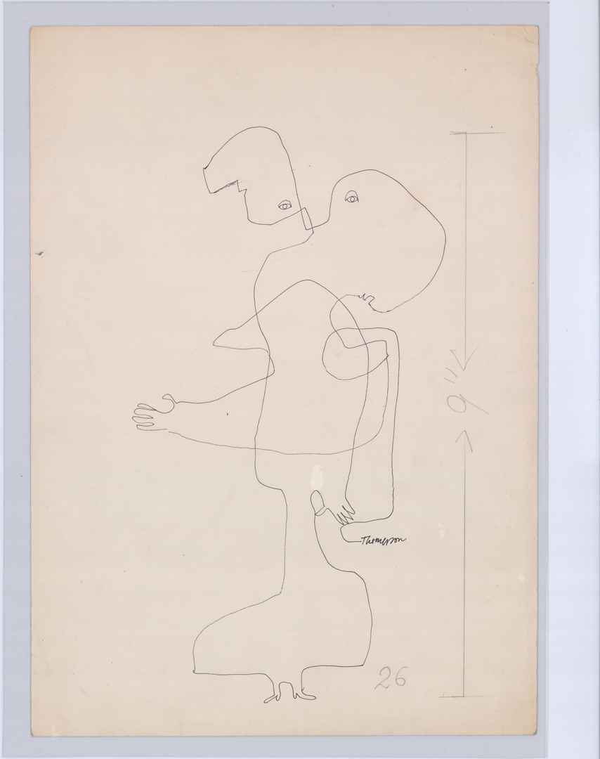 D64.10 Franciszka Themerson woman in two minds, 1964