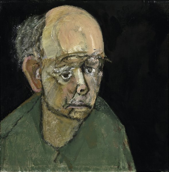 5 William Utermohlen, Self Portrait (Green), Oil on Canvas, 1997.jpg