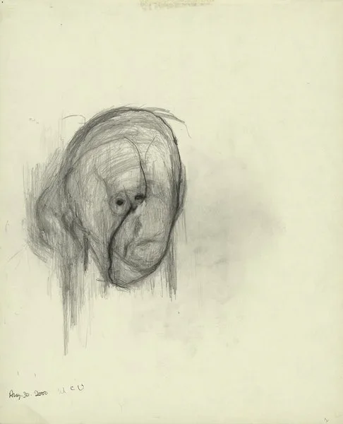 8+William+Utermohlen,+Head+I,+Pencil+on+Paper,+2000.webp