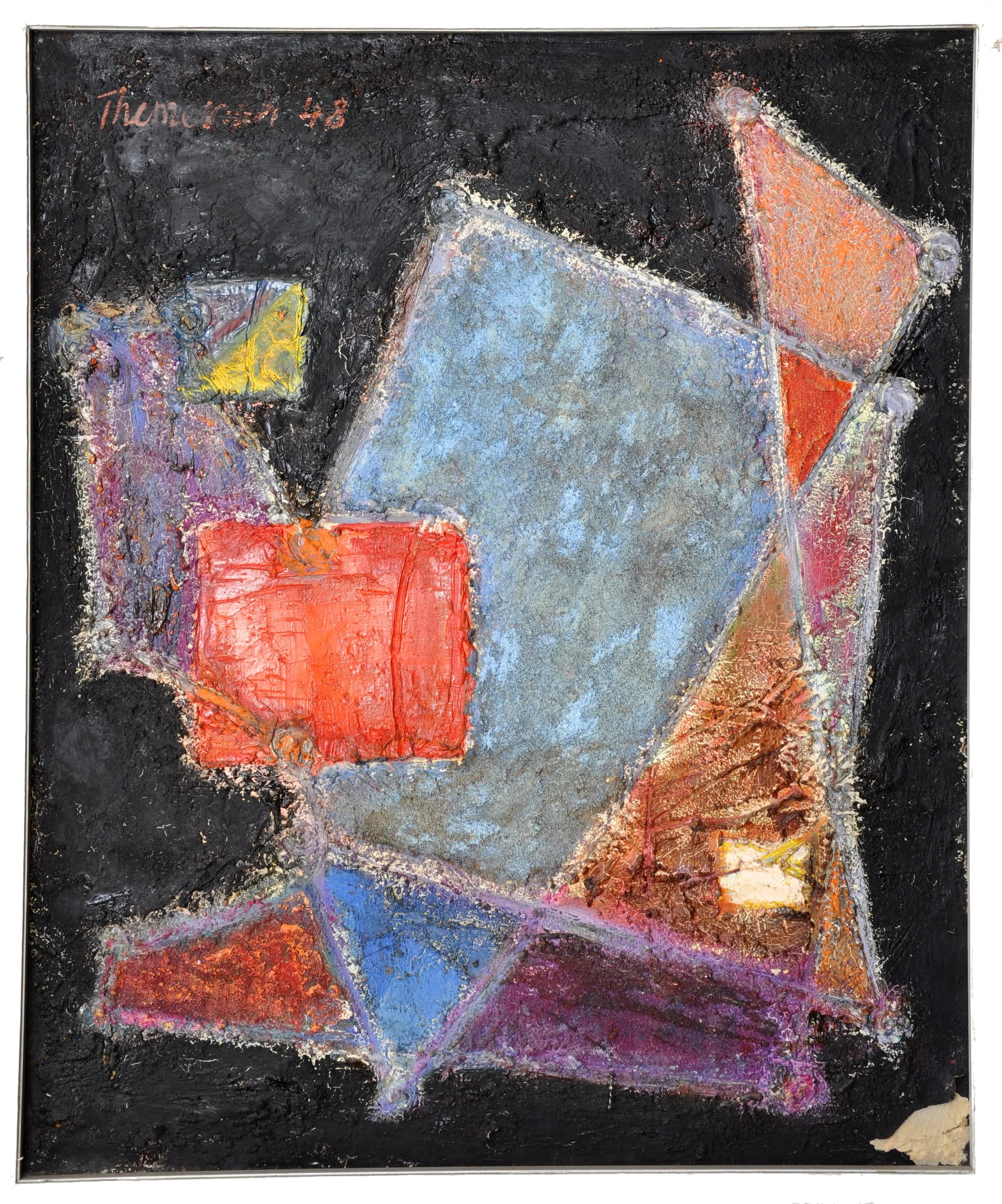 P48.1 - Coloured abstract on black background