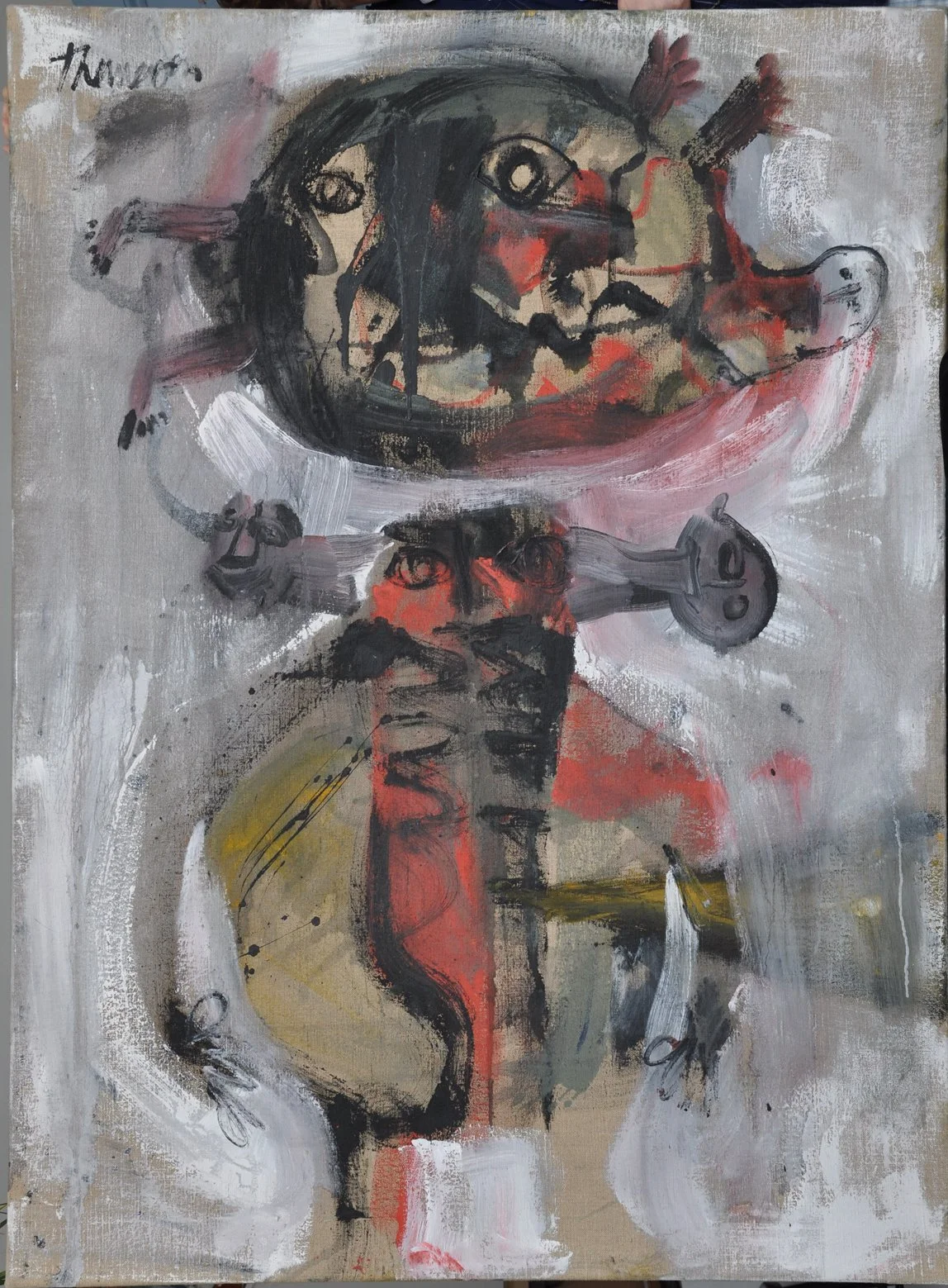 P72.13 - Multifigure, black &amp; red