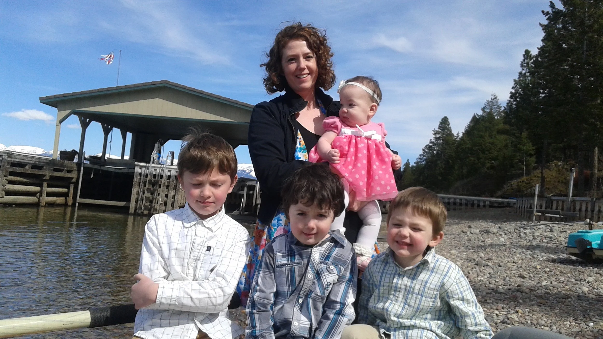 After the birth of her fourth child, Bethany started feeling more like herself again. (Photo courtesy Bethany Weber) 