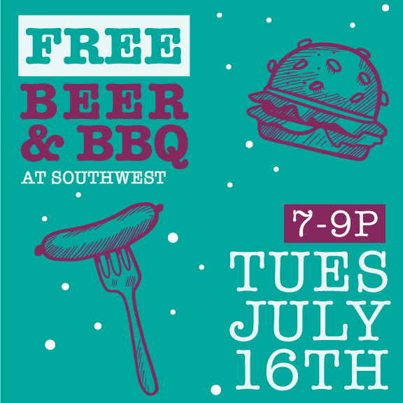 Free Beer + BBQ @ SW