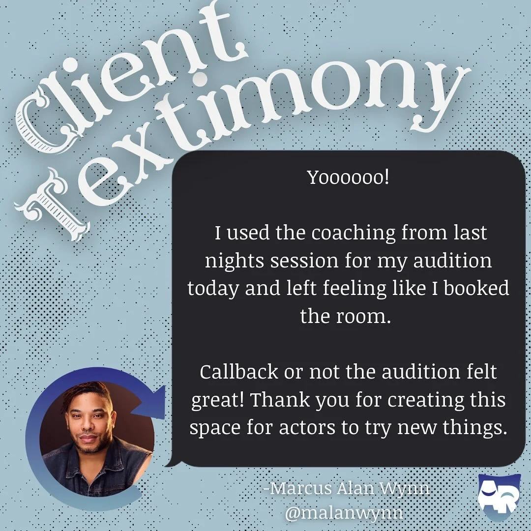 @malanwynn used his experience at our Audition Reboot course to help him come into his own and command an audition room with his authentic self! Thanks for the kind words Marcus :) 

Want to feel this kind of confidence? Join us for our upcoming Audi