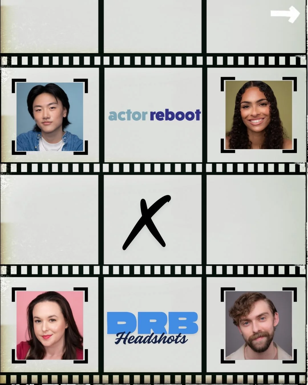 New year, new booking energy. 🚀
We partnered with @drbheadshots to bring our community an exclusive headshot deal:
📸 1 hour &bull; 2 looks &bull; 10 edits &bull; Only $300

DM REBOOT to @drbheadshots to lock it in.
Valid through 12/31/25 &bull; cla