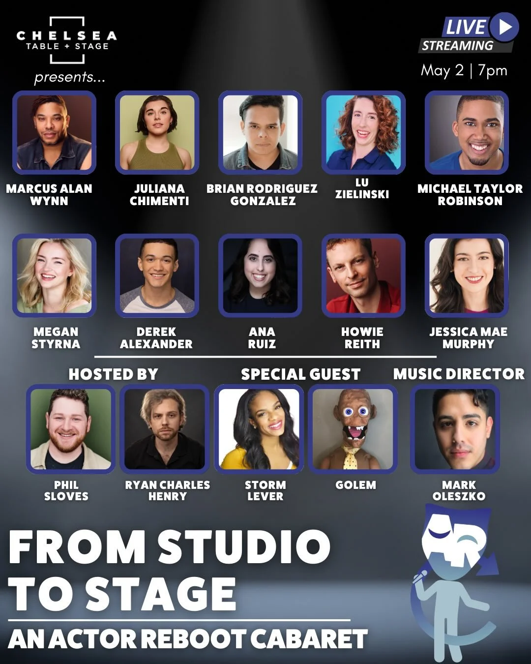 We&rsquo;ve been in the studio&hellip; now it&rsquo;s time for the stage! 
&mdash;&mdash;&mdash;&mdash;&mdash;&mdash;&mdash;&mdash;&mdash;&mdash;&mdash;
From Studio to Stage is a celebration of growth, artistry, and the courage to show up and tell a 