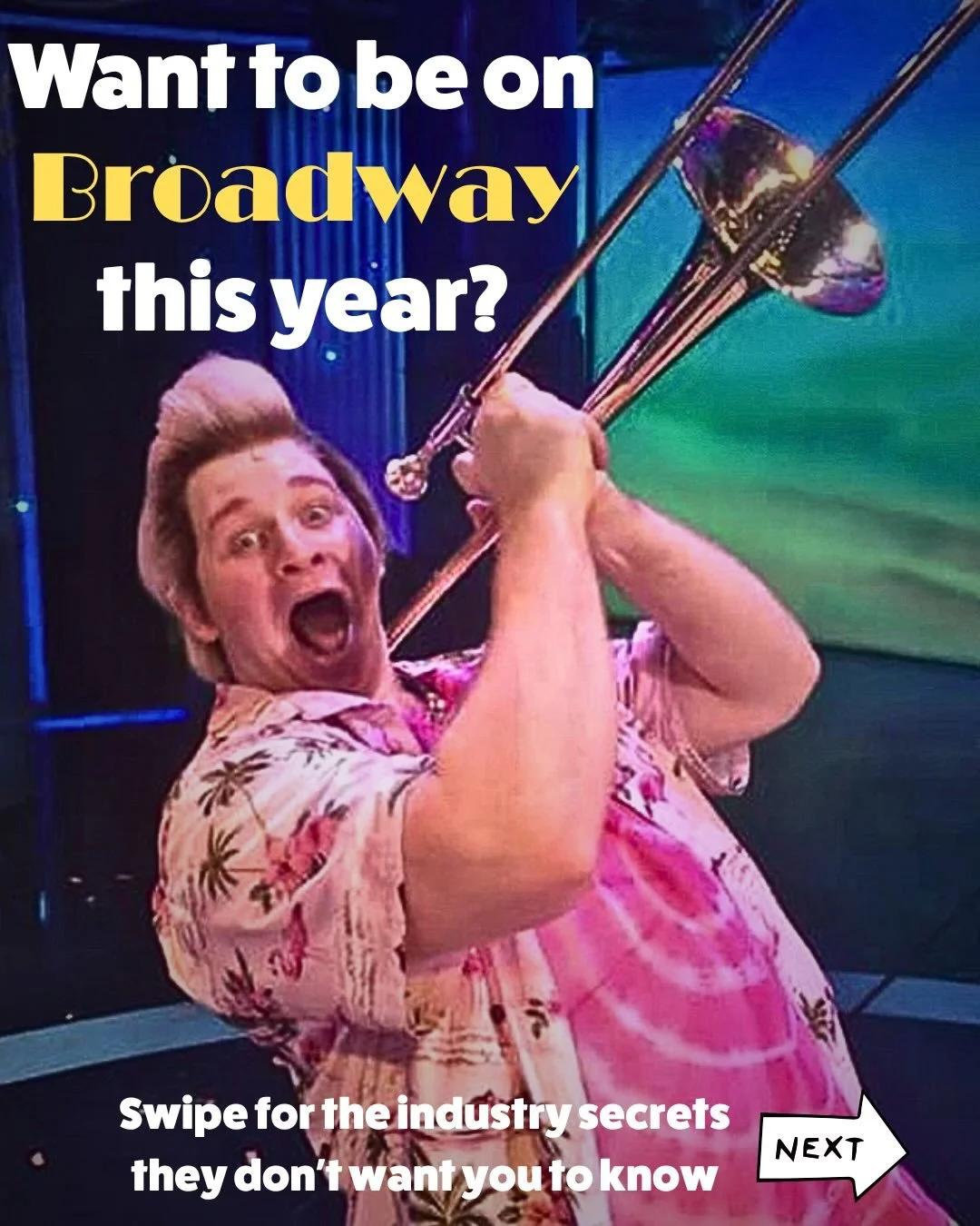 We&rsquo;ve FINALLY cracked the code to Broadway! Swipe for the industry secrets that producers don&rsquo;t want you to know! #auditioncoach #broadway #audition