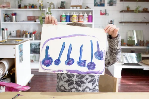 Researching musical notation and representing notes with paint