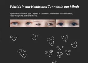 Worlds in our heads and tunnels in our minds – a long term project with preschool children researching mind, body and identity at Little Barn Owls Nursery. Copies are £12.50 including postage. Please order by emailing info@littlebarnowls.co.uk