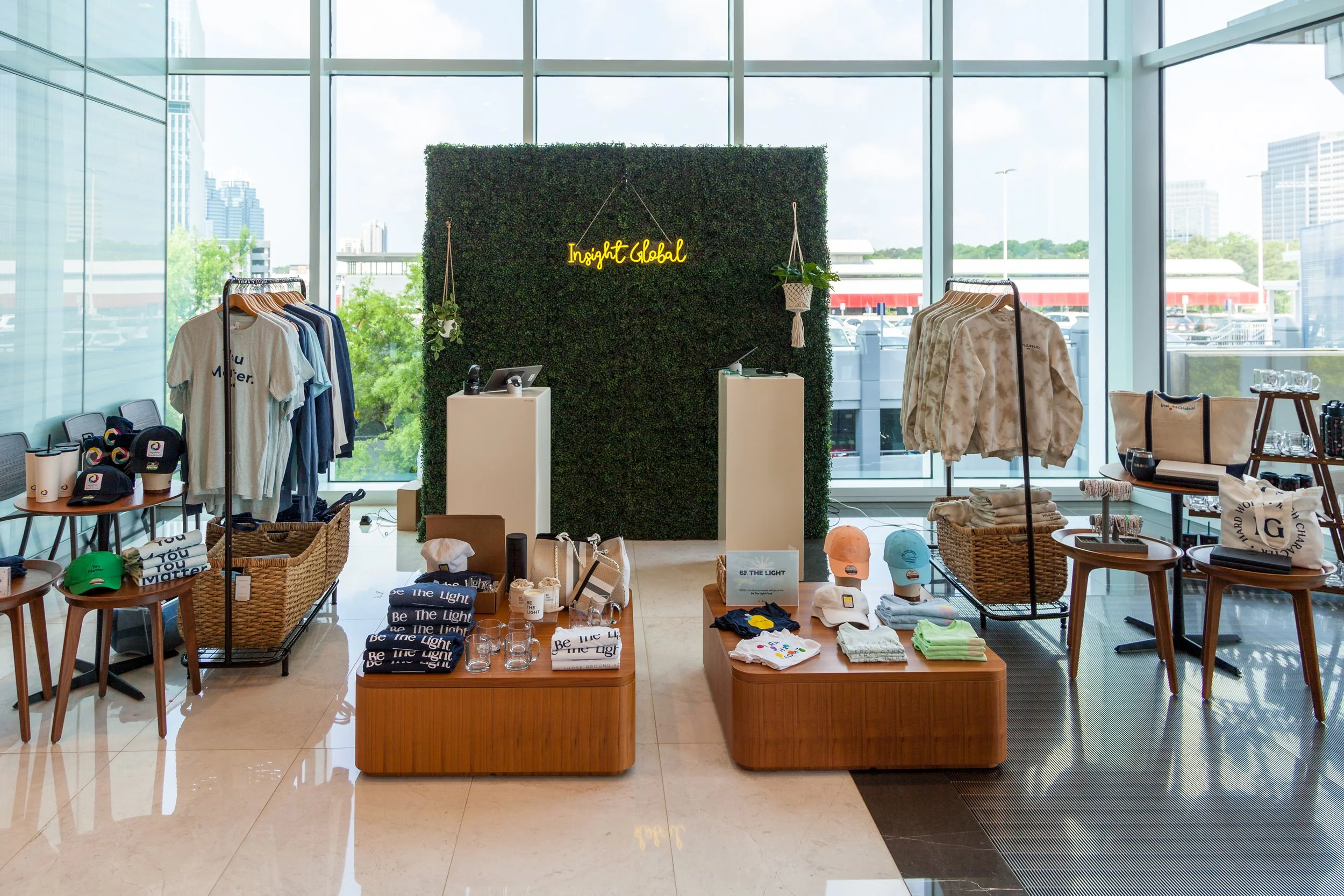  Shop to Support event at INSIGHT GLOBAL Headquarters where all employees invited to attend and purchase from vendors. 